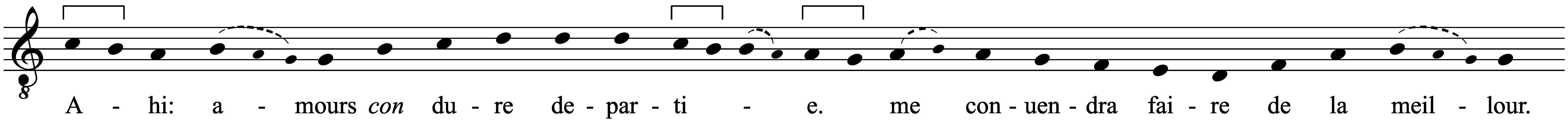 Work musical notation
